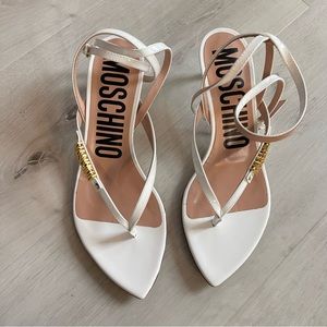 Ankle Strap Thong Sandal MOSCHINO women size 38 (US 8)